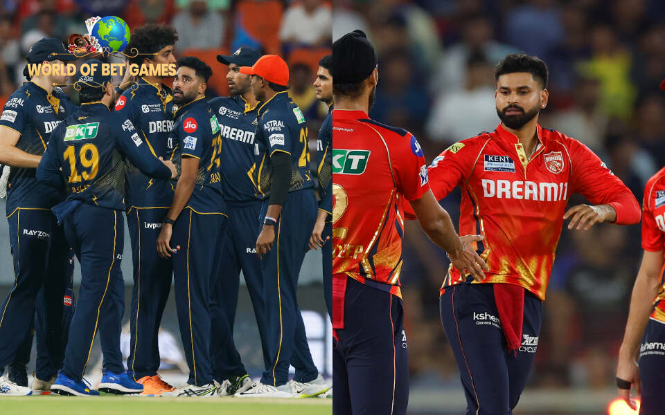 PBKS vs GT Fantasy Tips 2026 Gujarat Titans vs Punjab Kings IPL 2026 Team Preview - GT and PBKS Players on Field by World of Bet Games