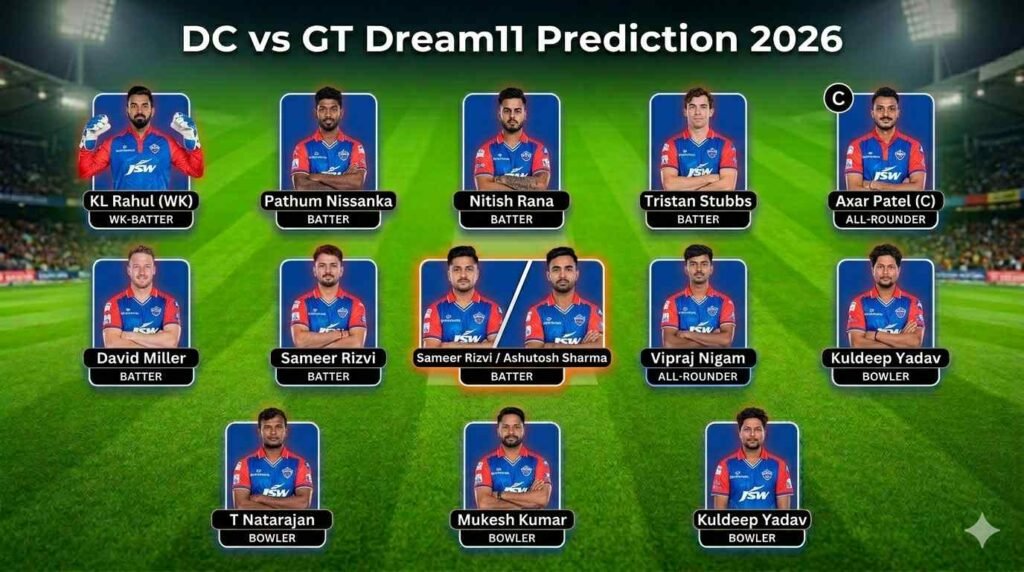 RCB vs DC Dream11 Prediction 2026