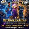 GT vs MI My11Circle Prediction IPL 2026 | Best Teams