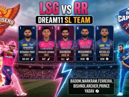 Today IPL Match Dream 11 Team Best | LSG vs RR Prediction