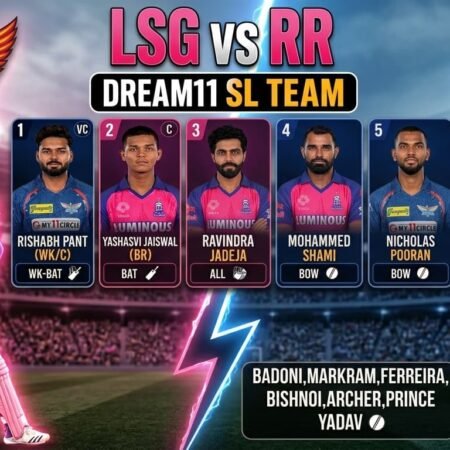 Today IPL Match Dream 11 Team Best | LSG vs RR Prediction