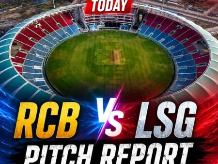 RCB vs LSG Pitch Report Today | Ekana Stadium Lucknow — IPL 2026