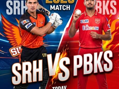 SRH vs PBKS Dream11 Prediction Today — IPL 2026, Match 50