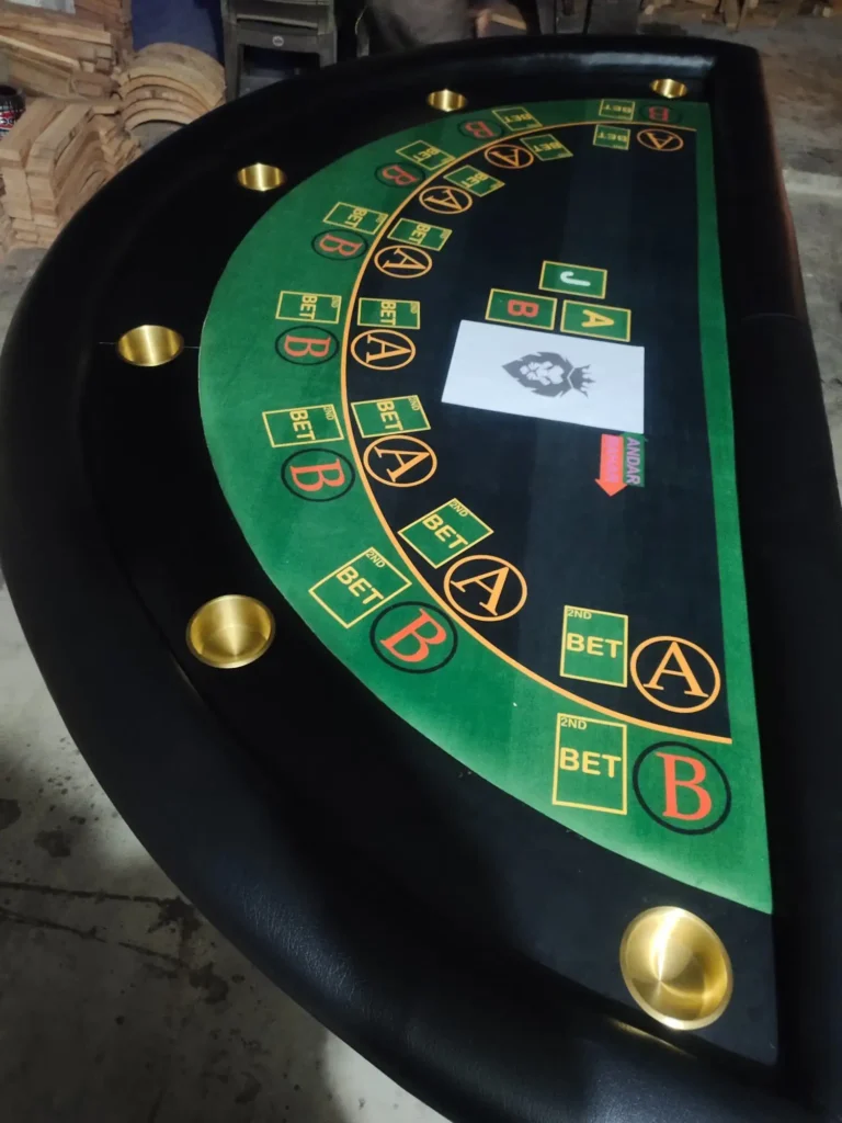 andar bahar table layout